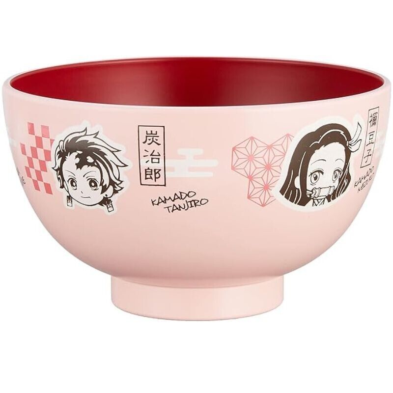 Kaneshotouki Demon Slayer soup bowl face Pink 11cm JAPAN OFFICIAL