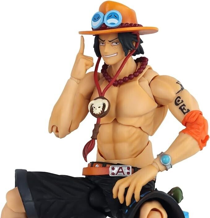 Heroes de ação variável One Piece Portgas D. Ace Figura Oficial Japão