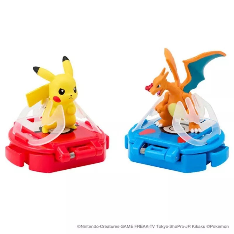Pokemon MonColle Battleze Pikachu VS Charizard Figure JAPAN OFFICIAL