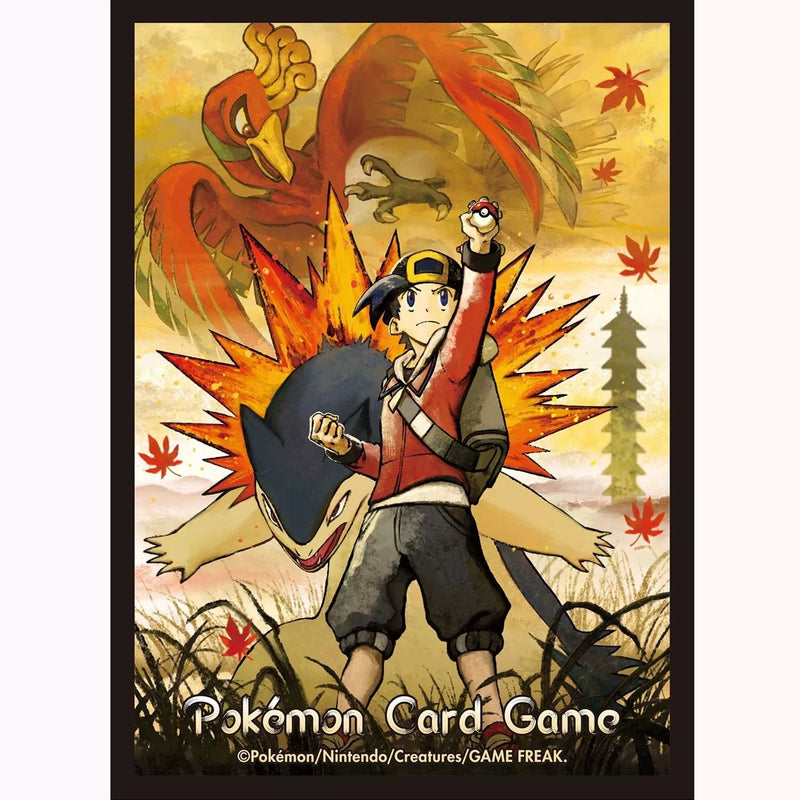 Buste per carte originali del Pokemon Center Ethan e Typhlosion UFFICIALE GIAPPONE
