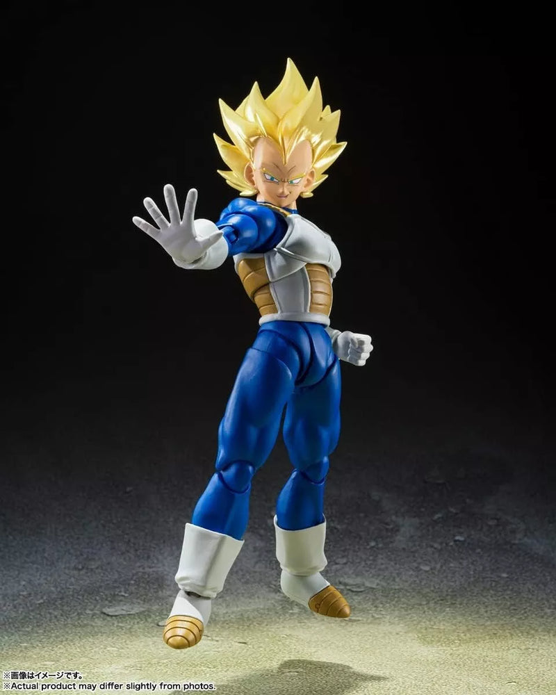 Bandai S.H.FIGUARts Dragon Ball Z Super Saiyan Vegeta Ação Figura Japão