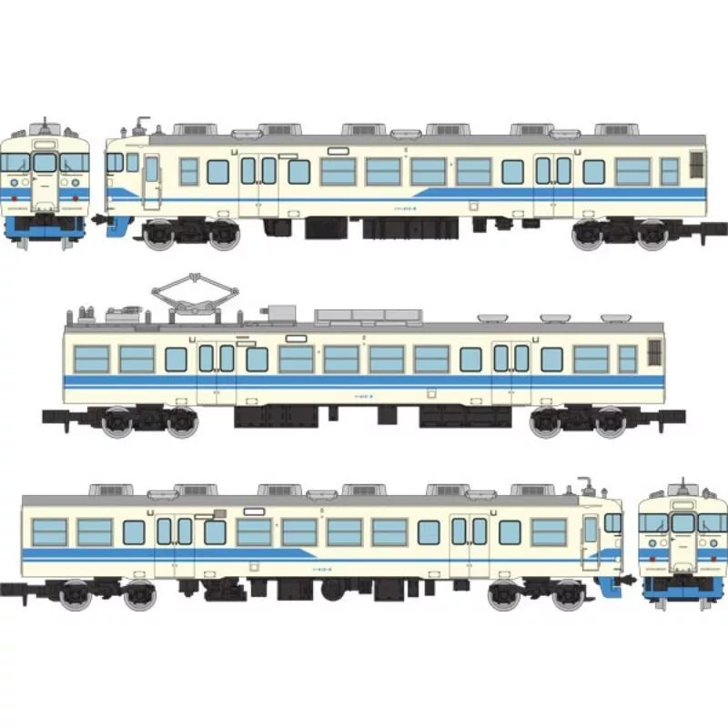 Tetsudou Collection JR413 Series Hokuriku Main Line 3Car Set A JAPAN OFFICIAL