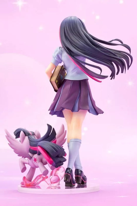 Kotobukiya meu pequeno pônei Bishoujo Twilight Sparkle 1/7 Figura Japão Oficial