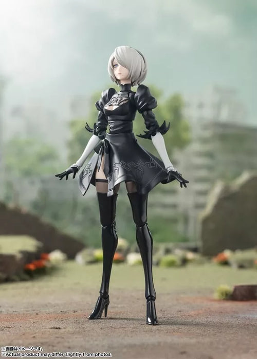 BANDAI S.H.Figuarts NieR:Automata Ver1.1a 2B Action Figure JAPAN OFFICIAL