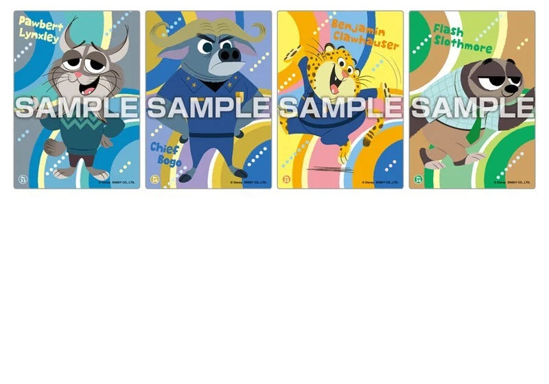 Zootopia 2 Clear Card Collection Gum 18Pack Box TCG Candy Toy JAPAN OFFICIAL