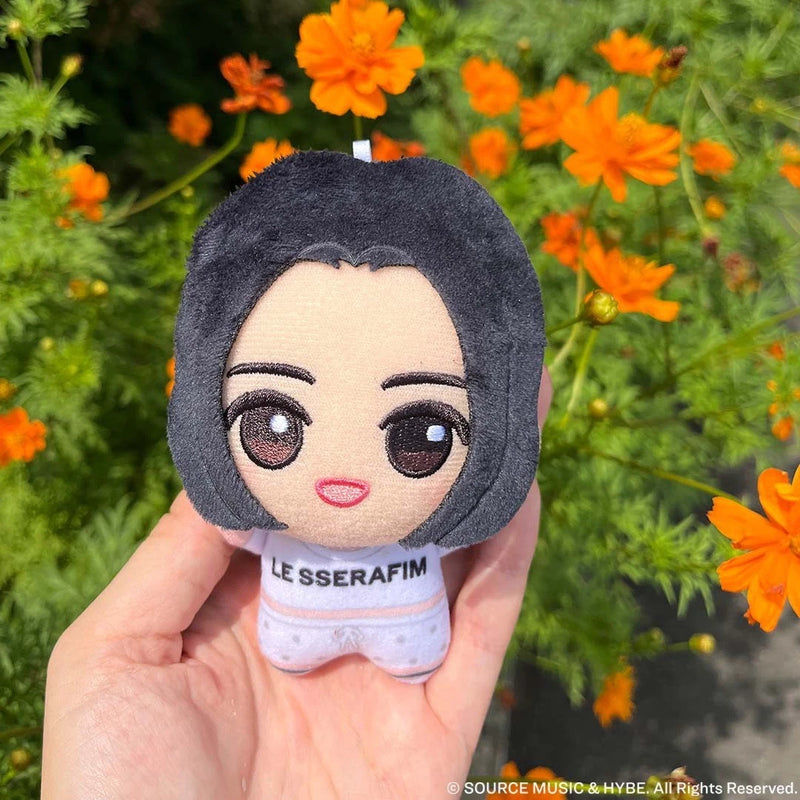 Banpresto Le Sserafim Chibigurumi Fearless Hong Eunchae Plush Doll Mascot JAPAN