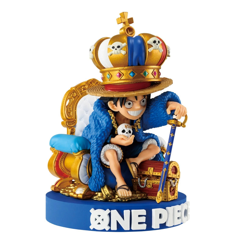 One Piece World Collectable Figure Monkey.D.Luffy Base Shop Limited Blue Ver.