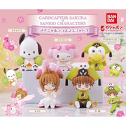 Cardcaptor Sakura x Sanrio Sp Collabo Mascot 3 Complete Set Figure Capsule Toy
