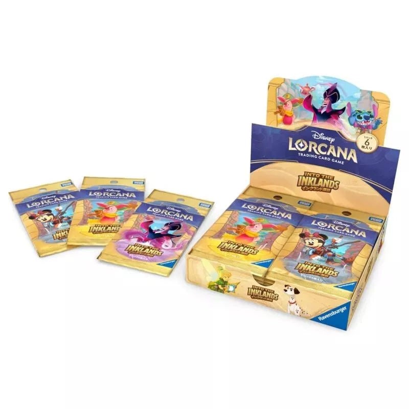 Disney Lorcana Into the Inklands Japanese Ver. Booster Pack Box TCG JAPAN Disney Lorcana Into the Inklands Japanese Ver. Booster Pack Box TCG JAPAN