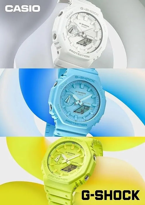 Casio G-Shock Tone-on-Tone Series GA-2100-2A2JF Blue Men's Watch Japan officiel