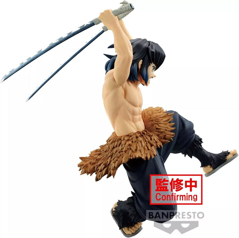 Banpresto VIBRATION STARS Demon Slayer Inosuke Hashibira Figure JAPON OFFICIEL