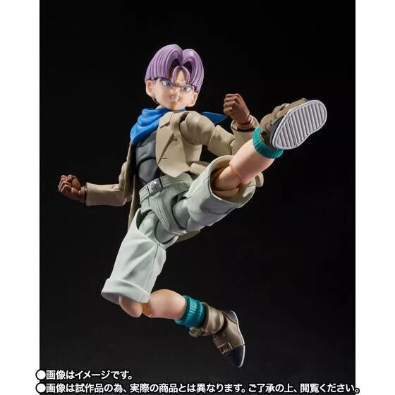 BANDAI S.H.Figuarts Dragon Ball GT Trunks GT Figura de acción OFICIAL DE JAPÓN