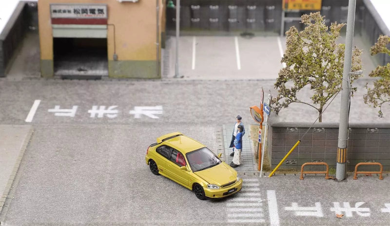Honda Civic Type R EK9 Gold 1/64 Miniature Car JAPAN OFFICIAL