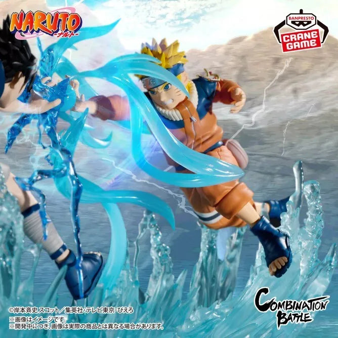 Combination Battle NARUTO Sasuke Uchiha ＆ Naruto Uzumaki 2 Set Figure JAPAN