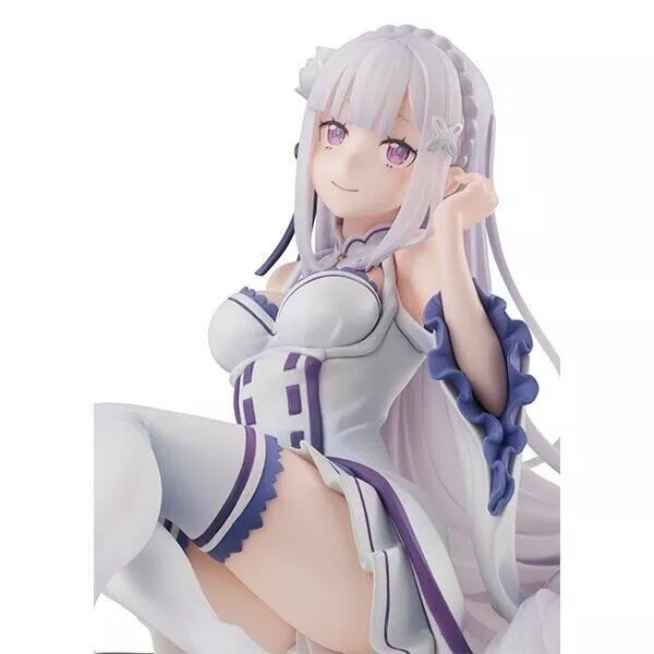 Re:ZERO Starting Life in Another World Emilia Palm size Figure JAPAN OFFICIAL