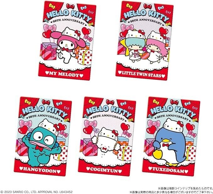 Bandai Sanrio Characters Wafer Vol.5 20 Pack Box TCG Japan Offiziell