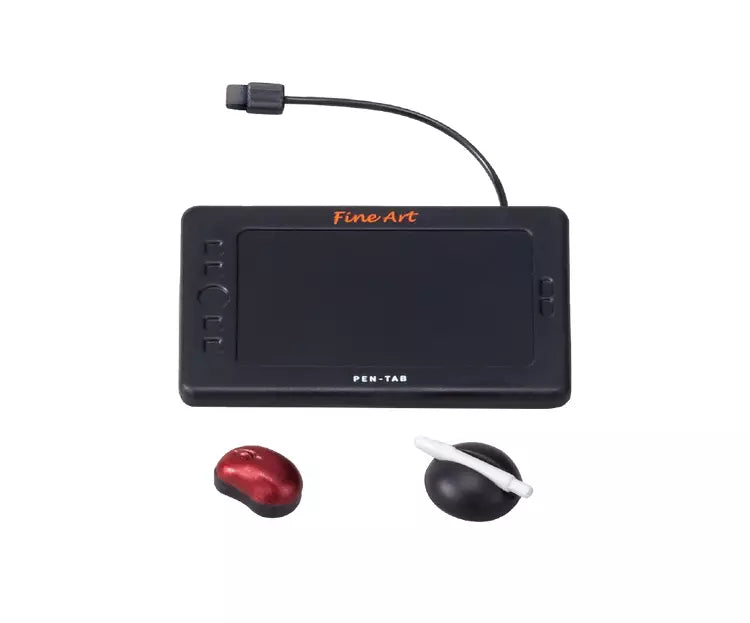 AP Communications Zabbix Palm PC & Supply Complete Set Figure Capsule Toy JAPAN