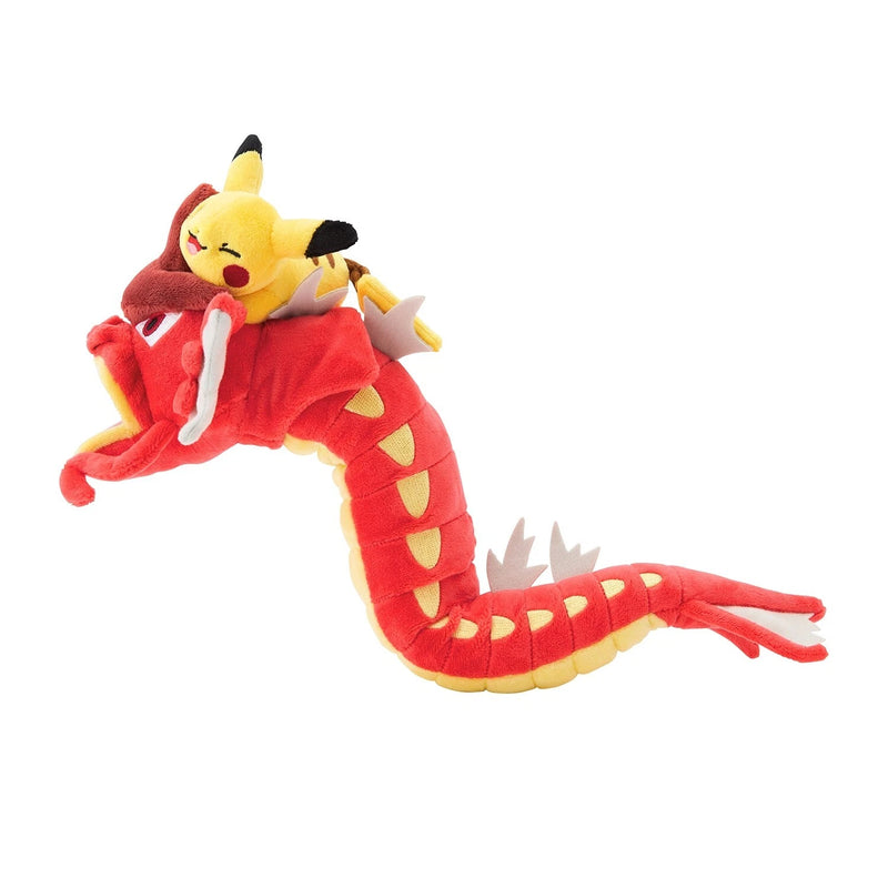 Pokemon Center Original Red Gyarados et Pikachu Hiroshima R Peluche Doll JAPON