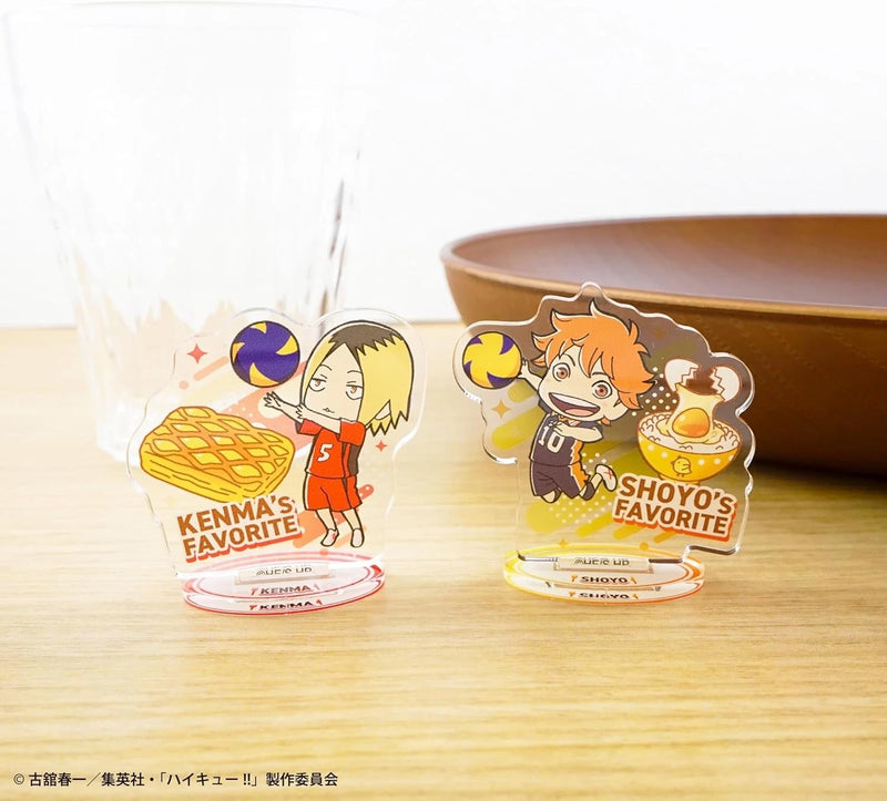 Haikyuu!! Chara Gourmet Acrylic Stand 2 20Pack Box Candy Toy JAPAN OFFICIAL