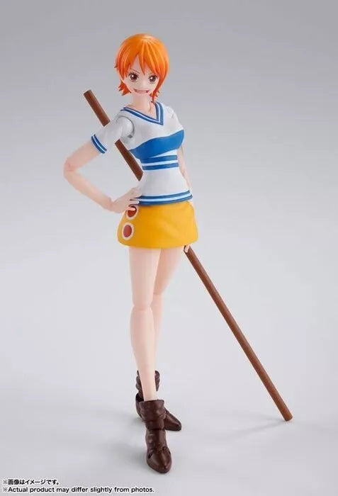 Bandai S.H.Figuarts One Piece Romance Dawn Nami Acción Figura Oficial de Japón