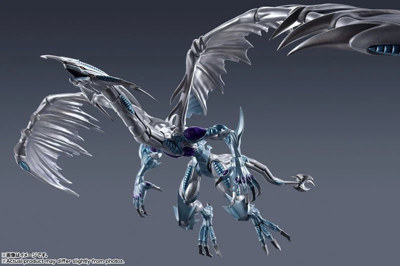 BANDAI S.H.MonsterArts Yu-Gi-Oh! Stardust Dragon Action Figure UFFICIALE GIAPPONE