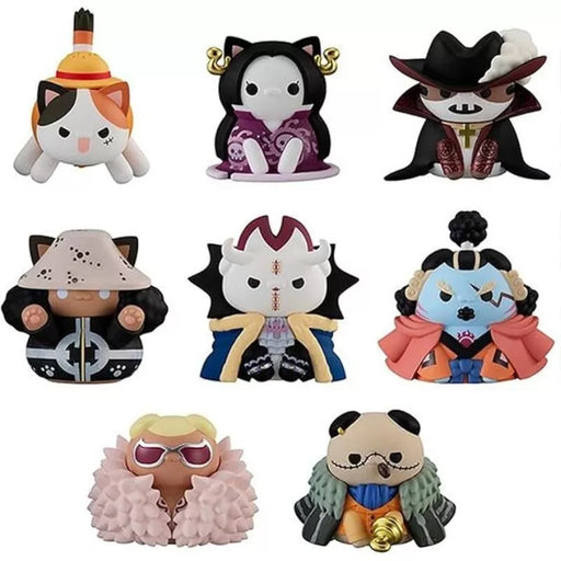 Mega Cat Project Nyan Piece Meow! Seven Warlords of the Sea Set of 8 Figure