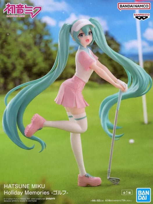 Banpresto Hatsune Miku Holiday Memories Golf Ver. Figure JAPAN OFFICIAL