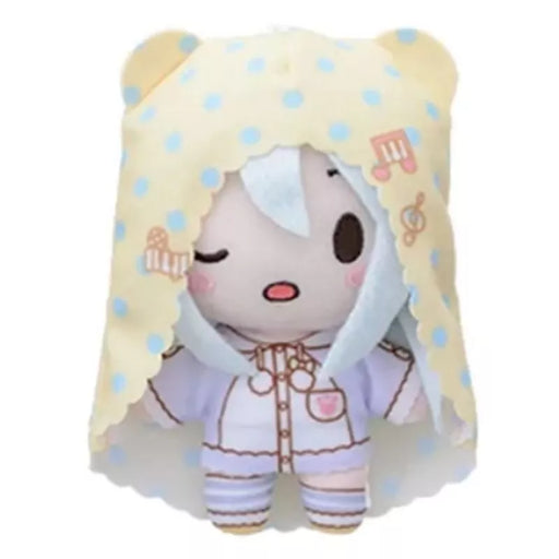 SEGA Project Sekai x Sanrio Kanade Yoisaki Fuwapuchi Mascot Plush Doll JAPAN