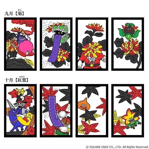 Square Enix Dragon Quest Hanafuda Playing Cards JAPAN OFFICIAL