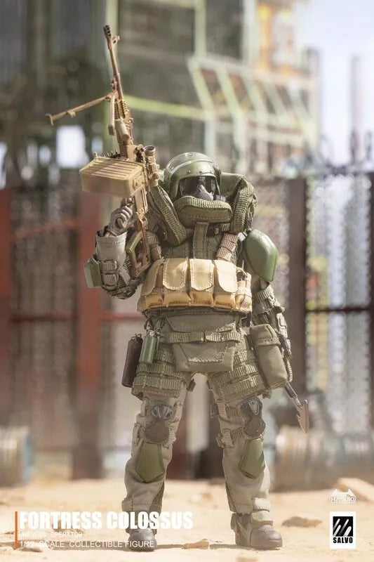 SALVO Série SA02 Fortress Colossus 1/12 Action Figure JAPÃO OFICIAL