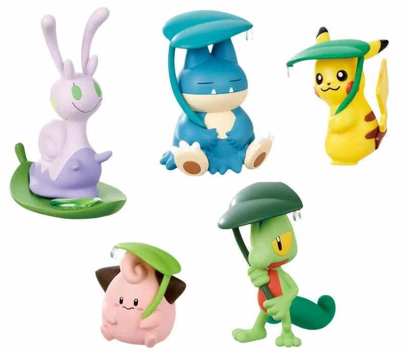 Pokemon Shitoshito Amayadori Complete Set Figure Capsule Toy JAPAN OFFICIAL