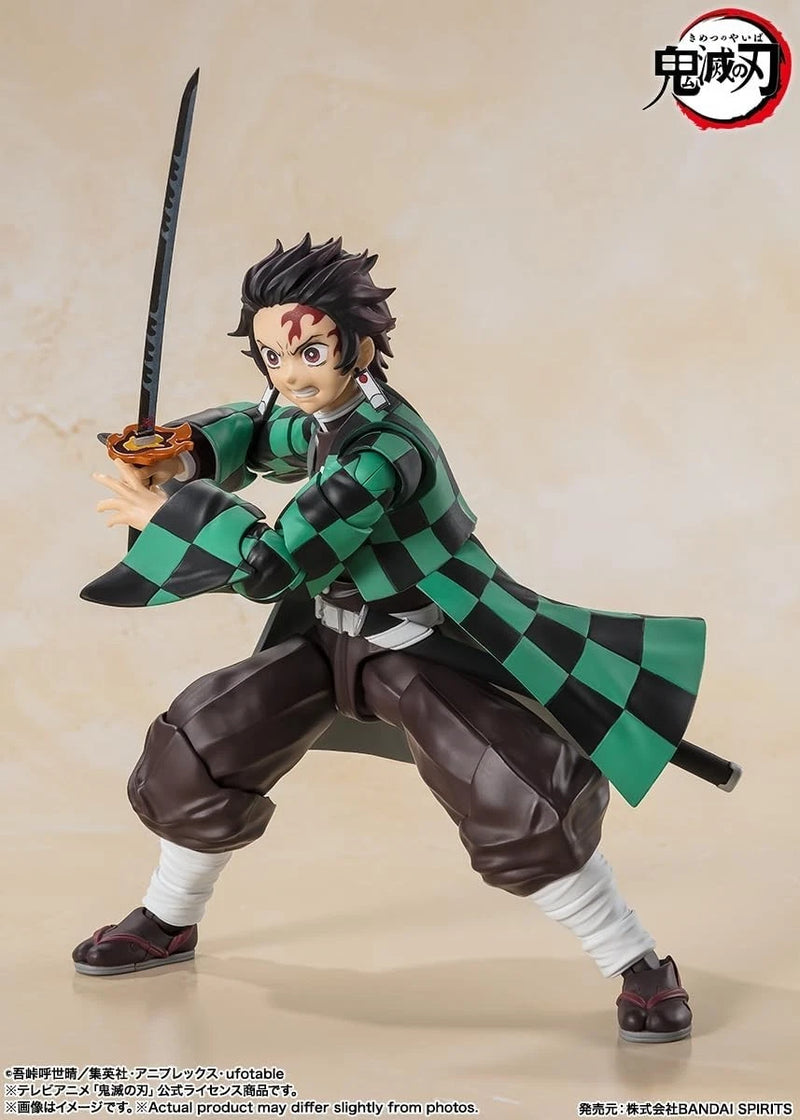 S.H.Figuarts Demon Slayer Kimetsu no Yaiba Tanjiro Kamado Action Figure JAPAN