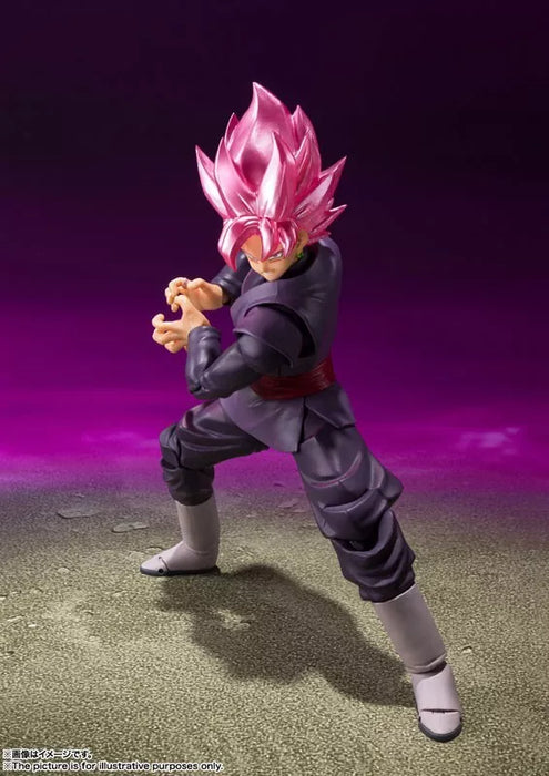 BANDAI S.H.Figuarts Dragon Ball Super Goku Black Super Saiyan Rose Action Figure