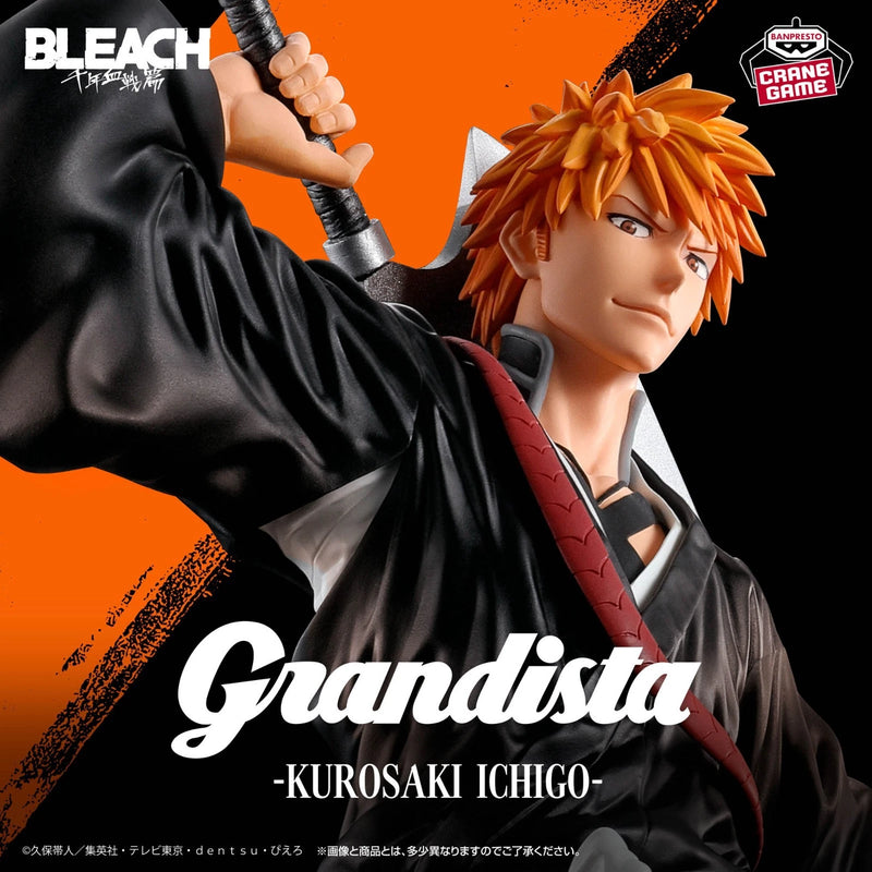 BANDAI Grandista Bleach Ichigo Kurosaki Figure JAPAN OFFICIAL