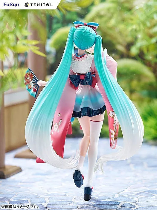 Furyu Tenitol Hatsune Miku Neo Tokyo Series Kimono Figura Japão Oficial