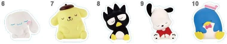 Sanrio Characters Kurukuru Acrylic Clip 2 10Pack Box Candy Toy JAPAN OFFICIAL