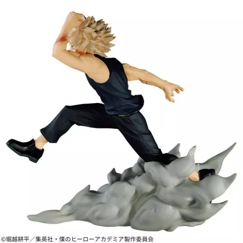 Combinaison bataille mon héros académi izuku midoriya ＆ katsuki bakugo 2 set figure