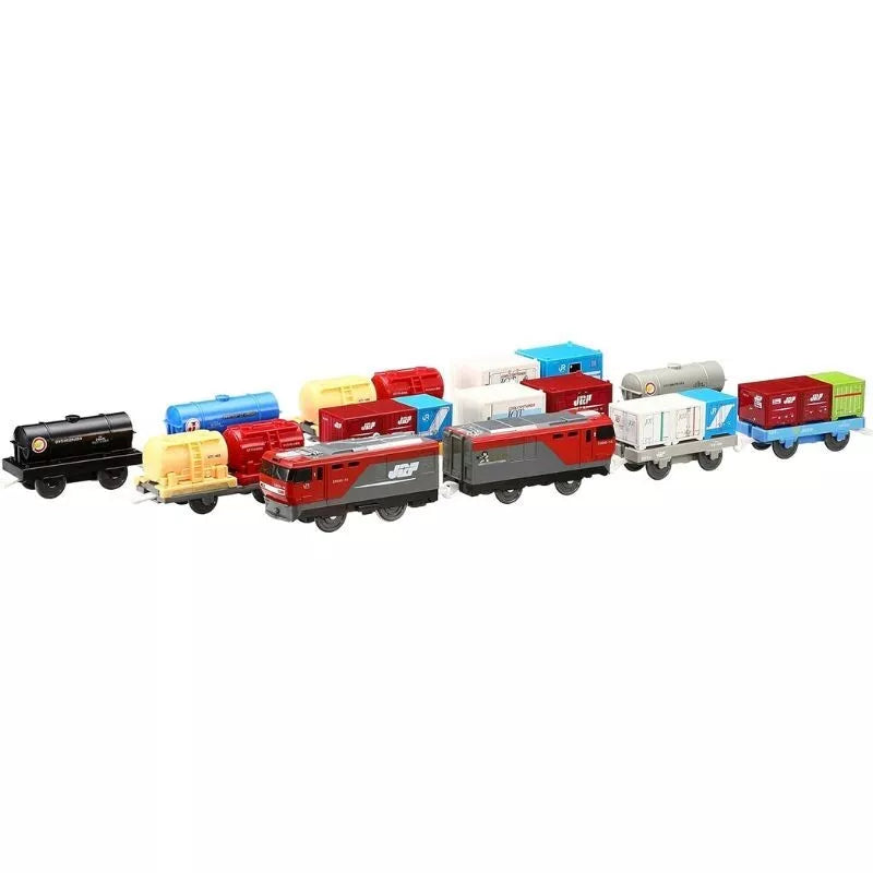 Takara Tomy Plarail Elektrolokomotive Typ EH500 Kintaro & Güterwagen-Set