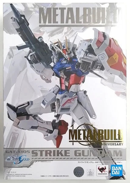 BANDAI Metal Build Strike Gundam Metal Build 10th Ver. Action Figure JAPAN