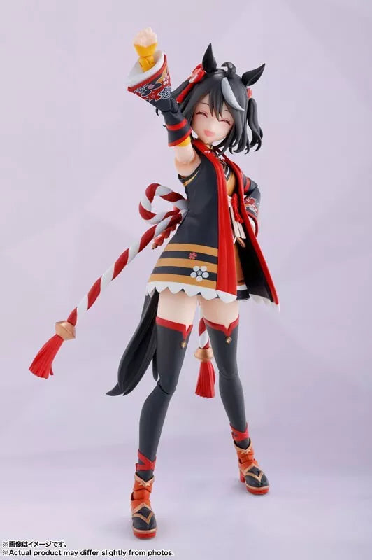 Bandai S.H.Figuarts Umamusume Pretty Derby Kitasan Black Action Figura Japón