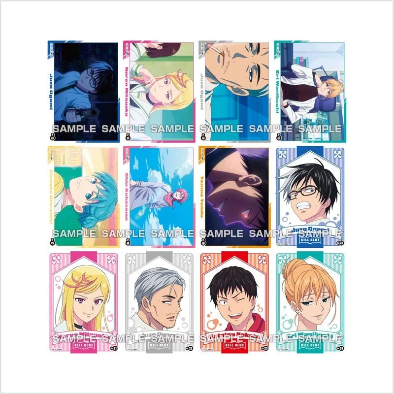 Kill Blue Clear Card Collection Gum 18Pack Box TCG Candy Toy JAPAN OFFICIAL