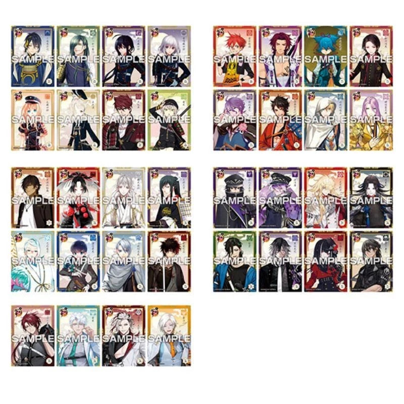 Touken Ranbu ONLINE Clear Card Collection Gum 18Pack Box TCG Candy Toy JAPAN