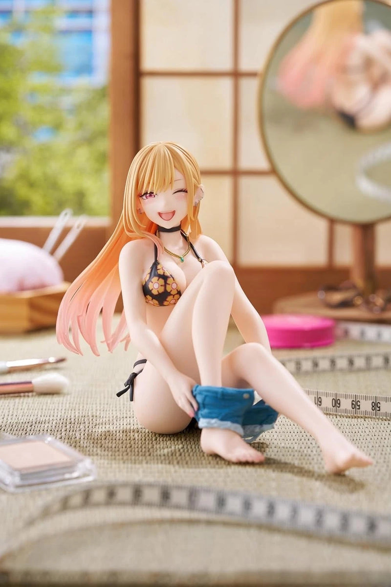 Figura linda de escritorio My Dress Up Darling Marin Kitagawa traje de baño medido ver.