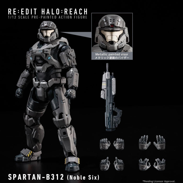 RE:EDIT Halo: REACH SPARTAN-B312 1/12 Action Figure JAPAN OFFICIAL