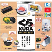 Kura Sushi Miniature Collection Set of 5 Capsule Toy Figure JAPAN OFFICIAL