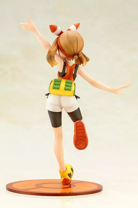 Kotobukiya Artfx J Pokemon Serie May con Mudkip 1/8 Figura Giappone Funzionario