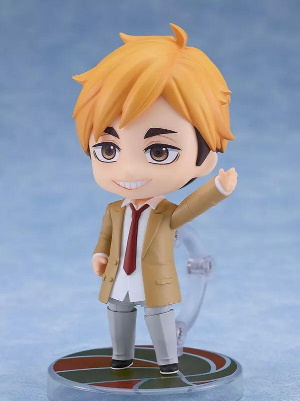 Nendoroid Haikyuu!! Uniforme escolar Atsumu Miya ver. Figura de ação JAPÃO OFICIAL