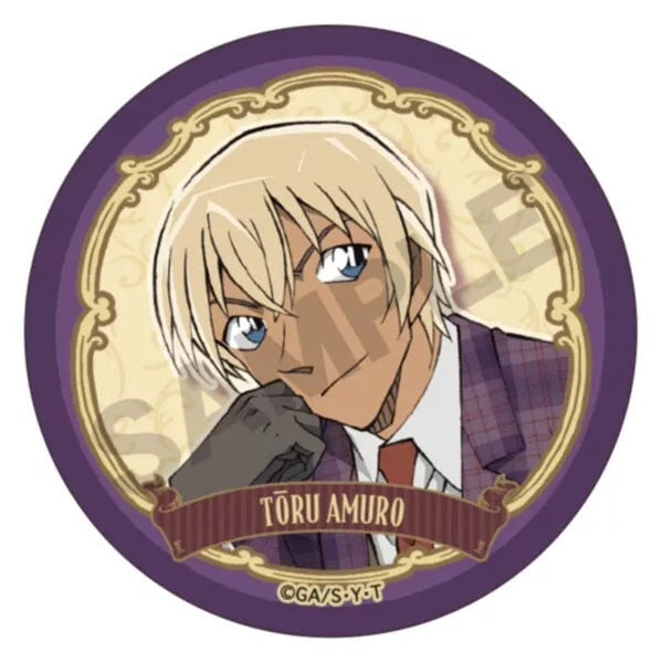 Detetive Conan Trading Tin Badge Conjunto completo de estilo britânico JAPÃO OFICIAL