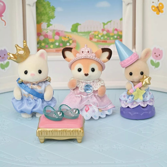 Sylvanian Families Preschool Presentation Set Princess & Glass Shoes S-77 JAPAN