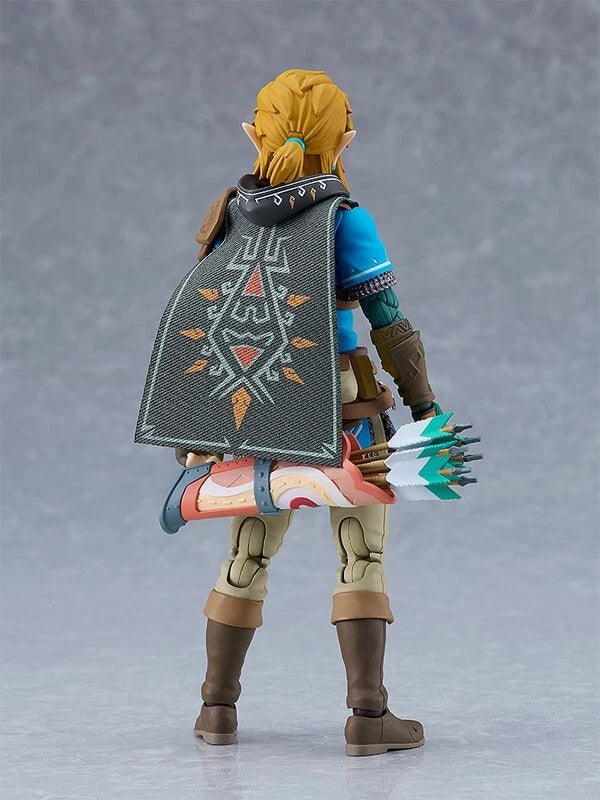 Figma A lenda de Zelda Lágrimas do reino Link Ação Figura Oficial do Japão